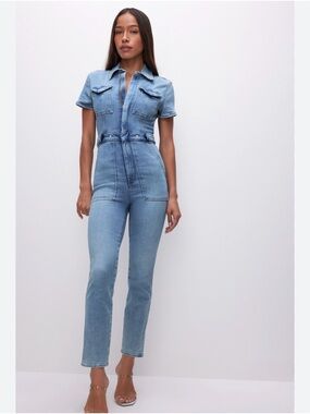 NWT Good American Fit for Success Jumpsuit